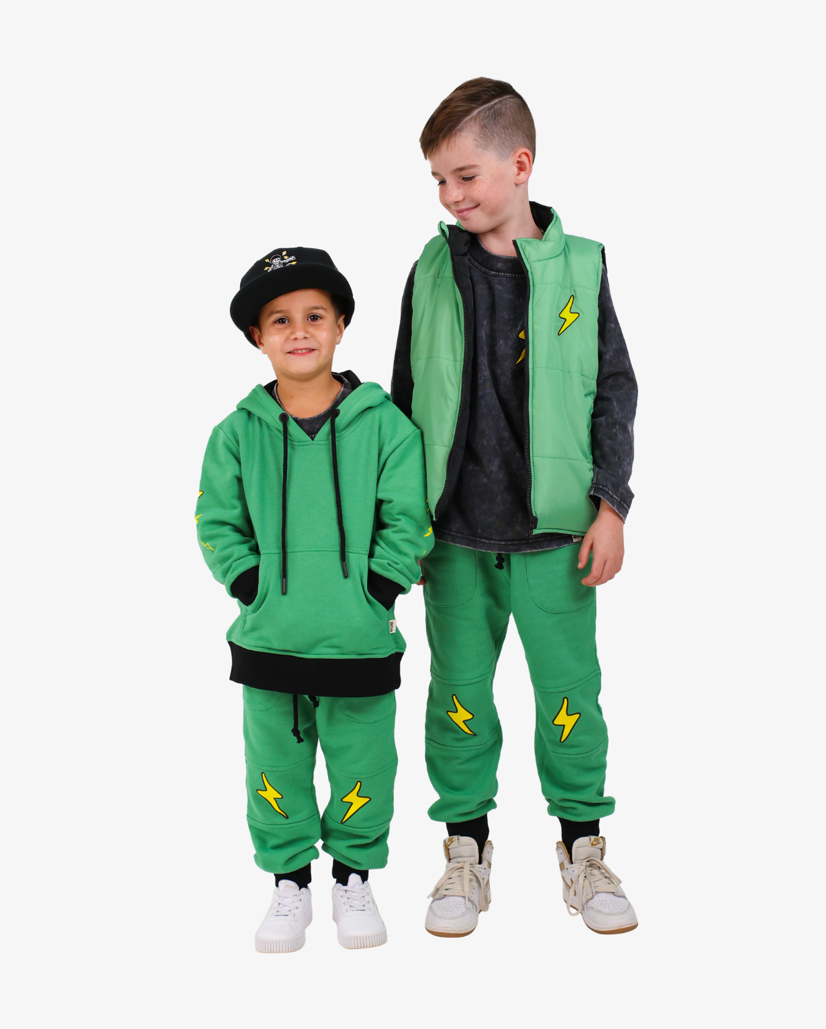 Band of Boys Green Bolt Track Pants