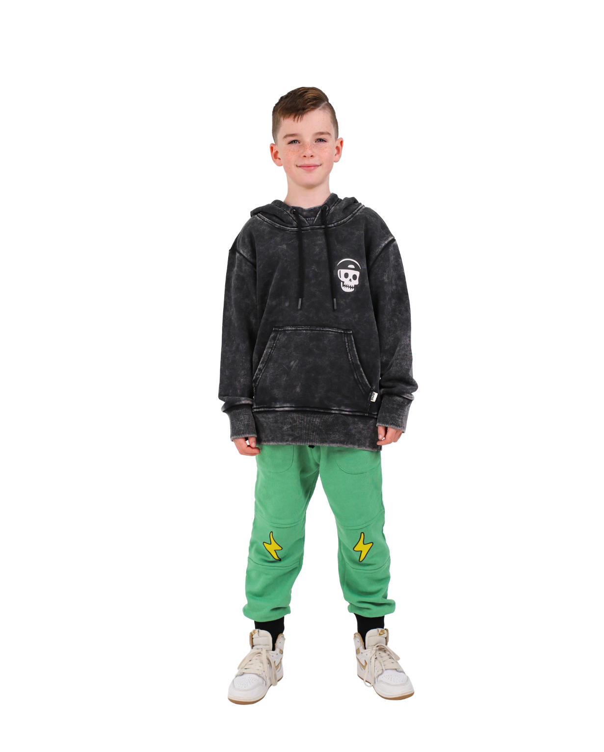 Band of Boys Black Wash Bones Skate Hood