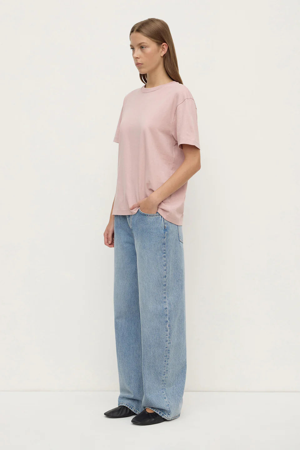Assembly Womens Organic Base Tee Blush