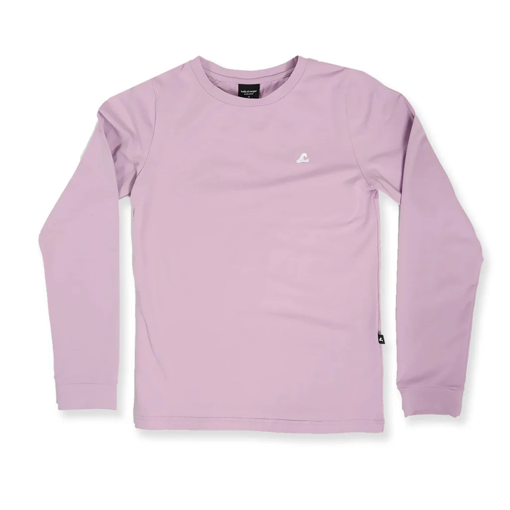 Hello Stranger Girls Bestie L/S Tee Purple