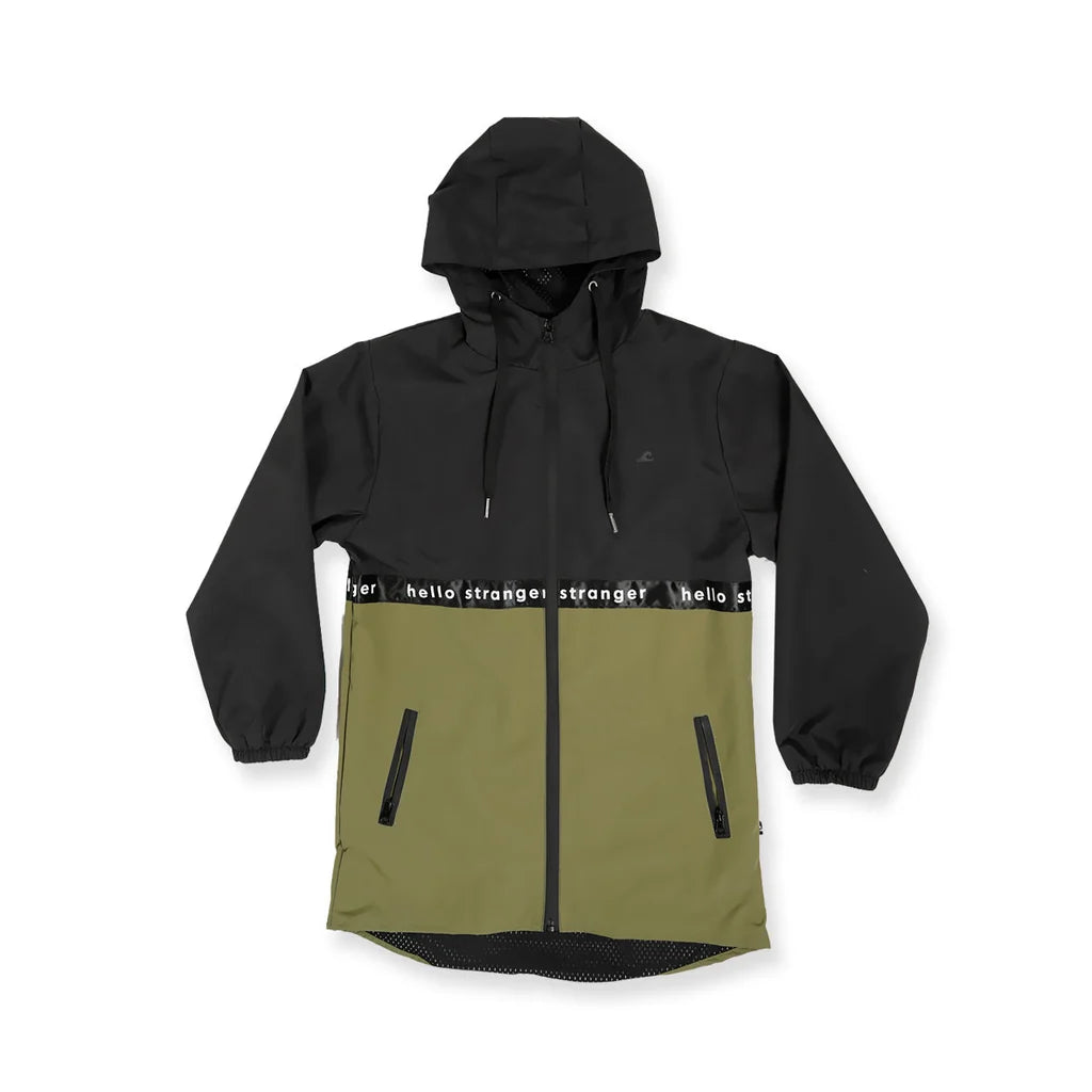 Hello Stranger Boys Better Days Jacket Khaki Black