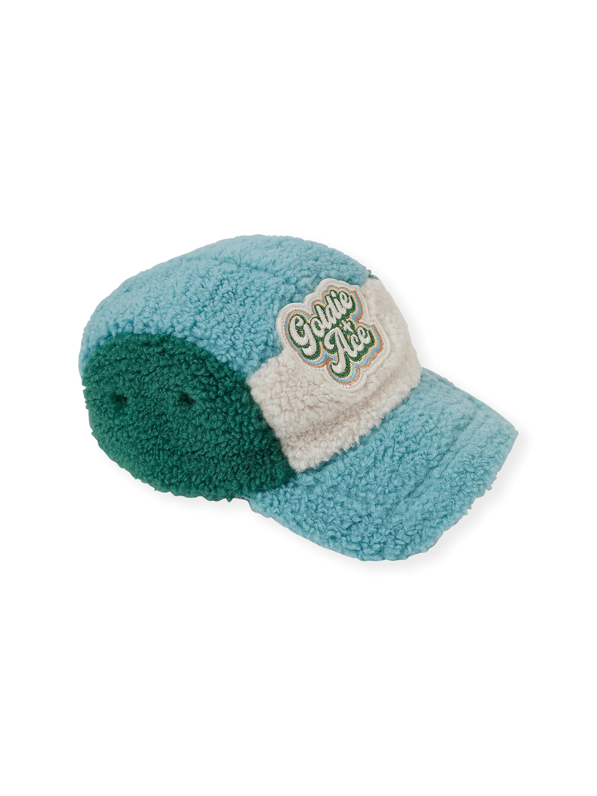 Goldie + Ace Blair Sherpa Cap Teal/Cream/Dark Jade