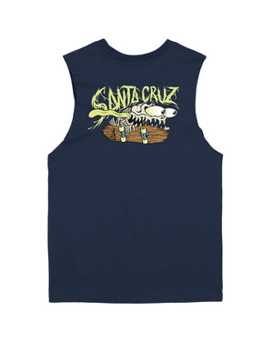 Santa Cruz Bone Slasher Muscle Navy