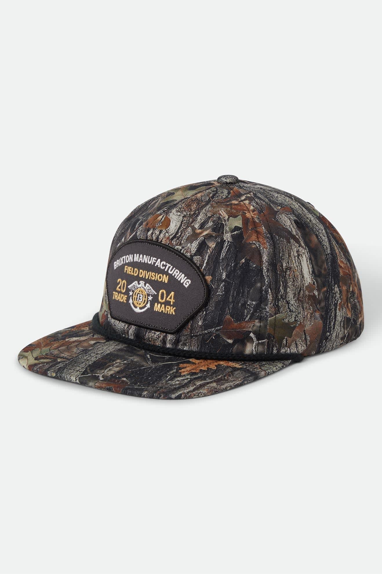 Brixton Division Snapback Tree Camo/Olive