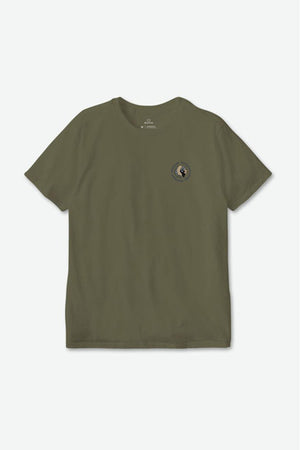 Brixton Rival Stamp S/S STT Olive Surplus/Dusty Blue