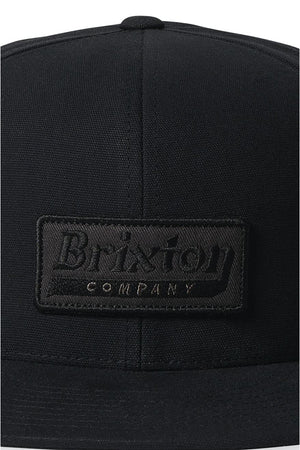 Brixton Steadfast Hp Snapback Black/Black