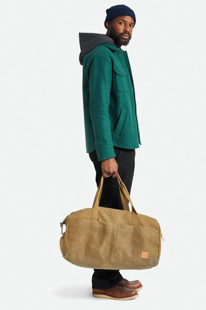 Brixton Traveler Xl Weekender Duffle Olive Brown