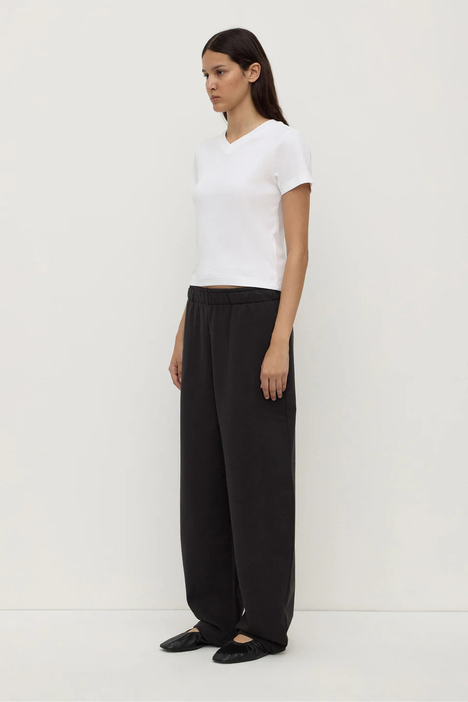 Assembly Brushed Cotton Lounge Pant Black