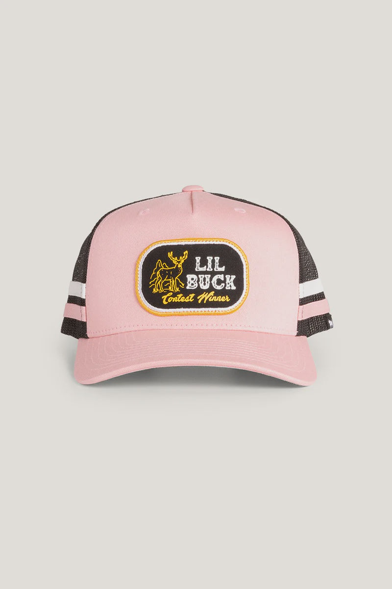 Ringers Western Lil Buck Kids Trucker Cap - Pastel Pink