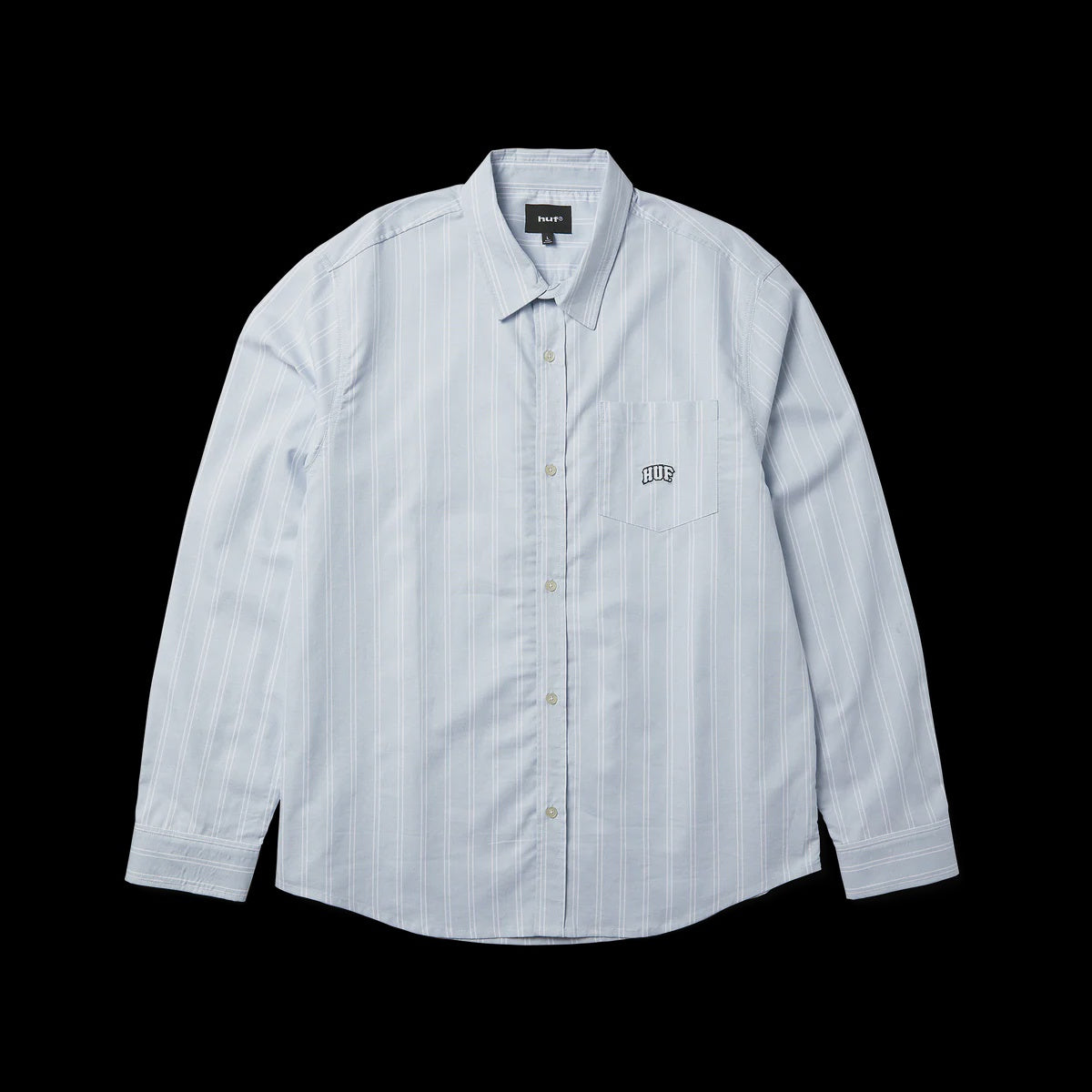 HUF Classic Arch L/S Oxford Shirt Light Blue