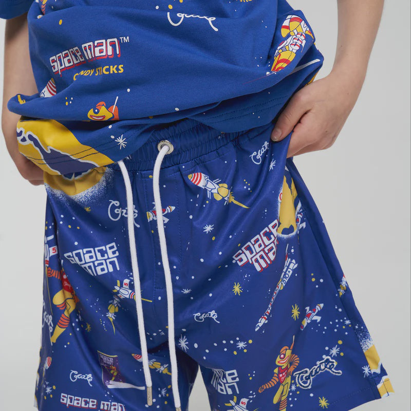 Crate Kids X Spaceman Candy Swim Shorts Blue