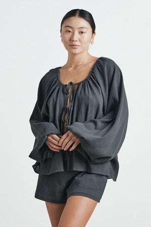 Charlie Holiday Oakleigh Blouse Black