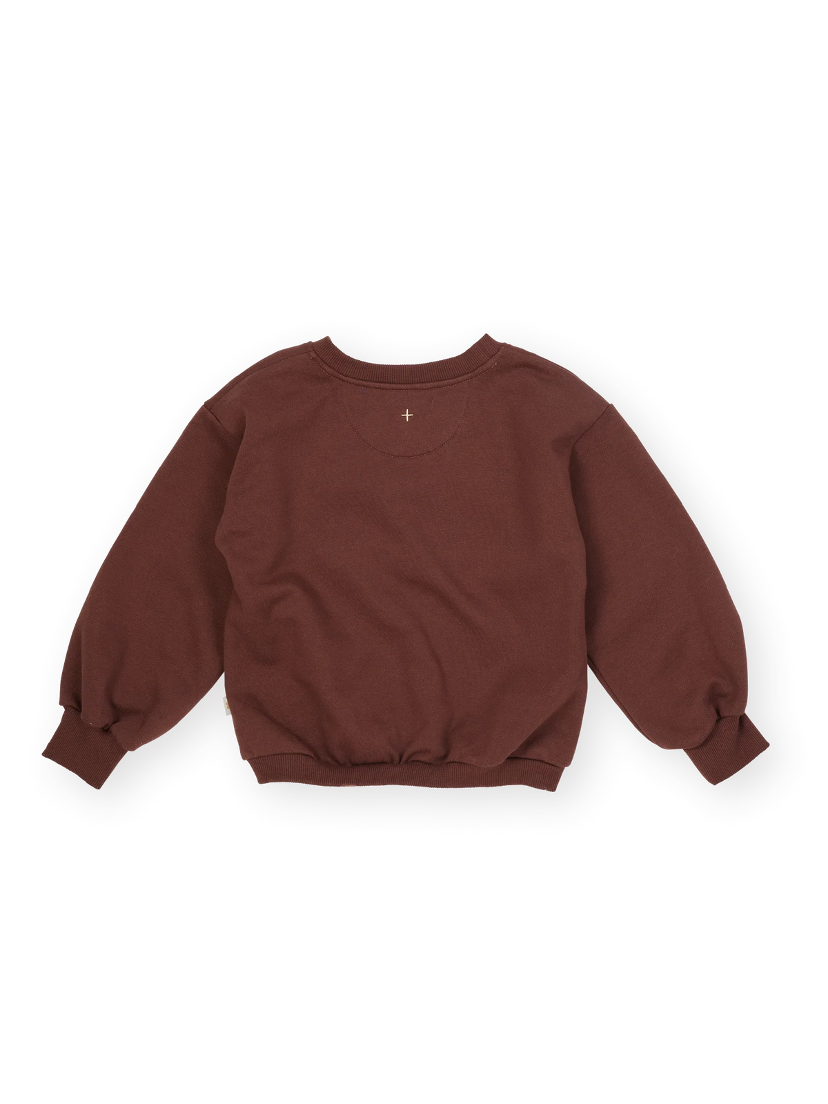 Goldie + Ace Comfy Embroidered Sweater Chestnut
