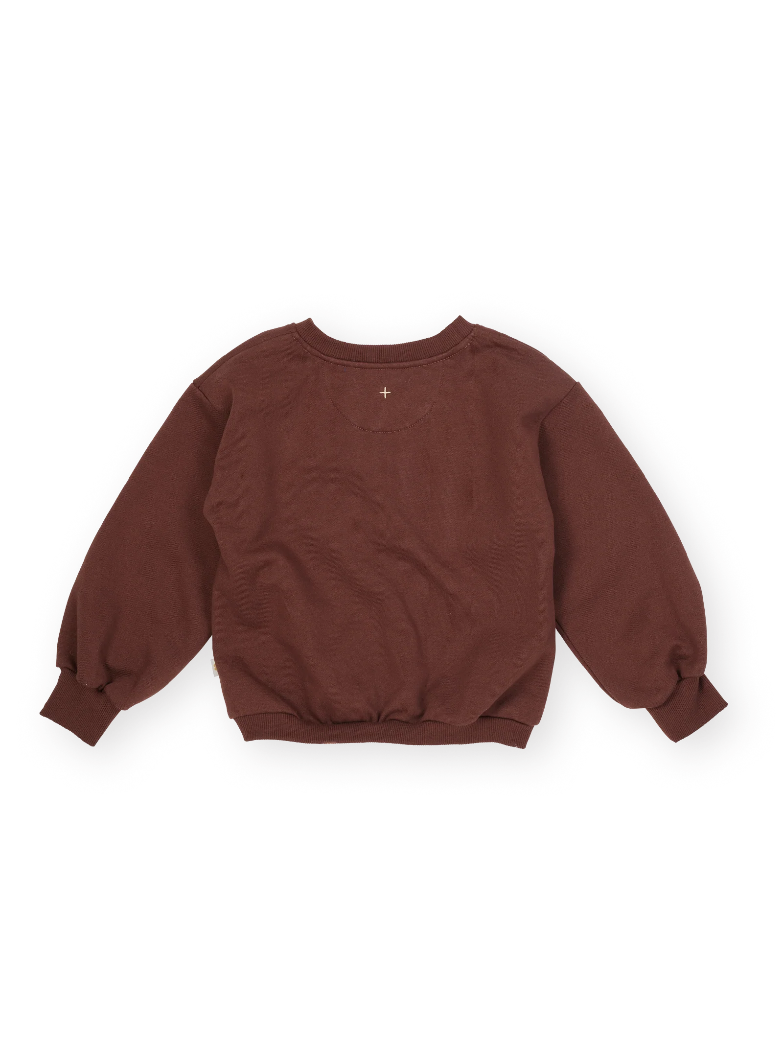 Goldie + Ace Comfy Embroidered Sweater Chestnut