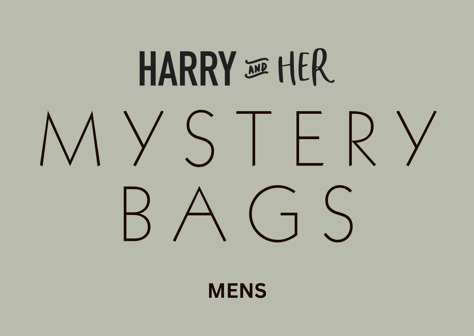 Mystery Bags - Mens
