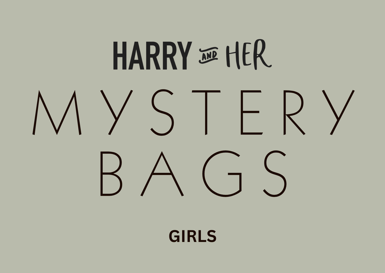 Mystery Bags - Girls