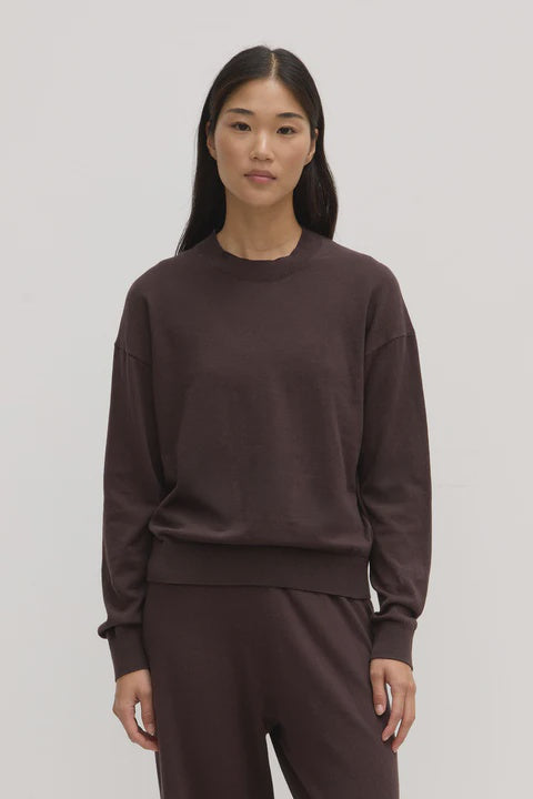Assembly Cotton Cashmere Lounge Sweater Ganache