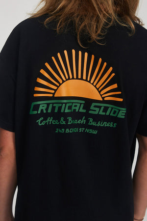 Critical Slide Rising Sun Tee Black