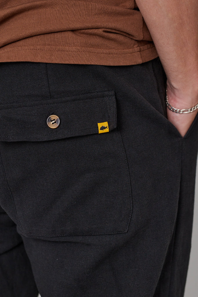 Just Another Fisherman Dinghy Pants Black