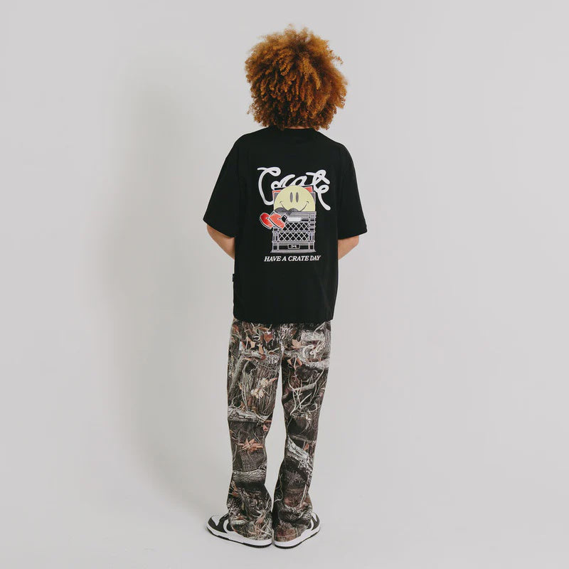 Crate Vinyl Have a Crate Day  Box Fit Tee Black