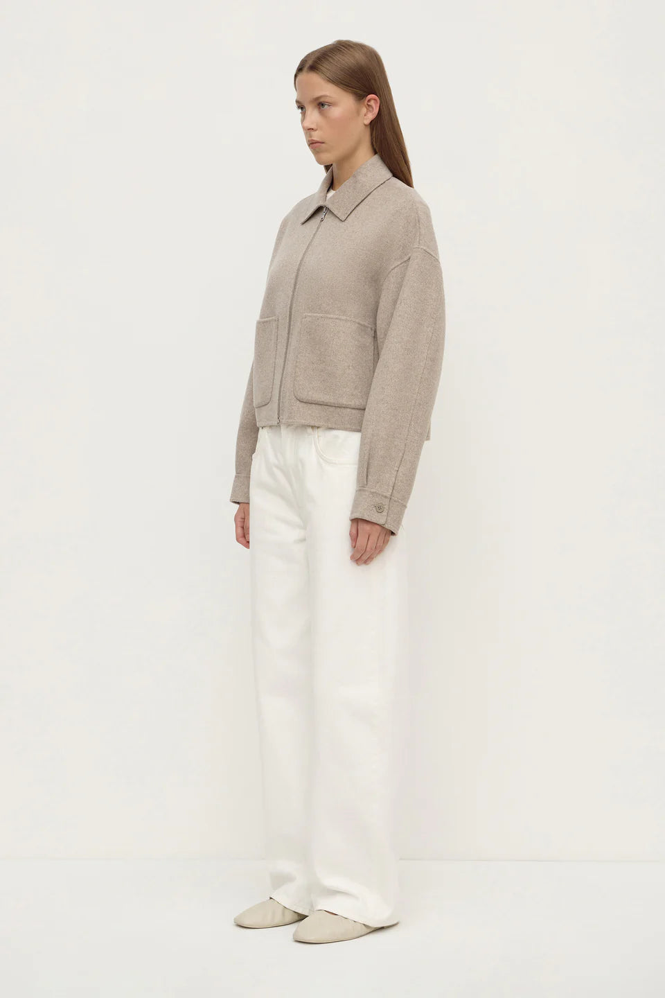 Assembly Dallas Wool Jacket Pebble