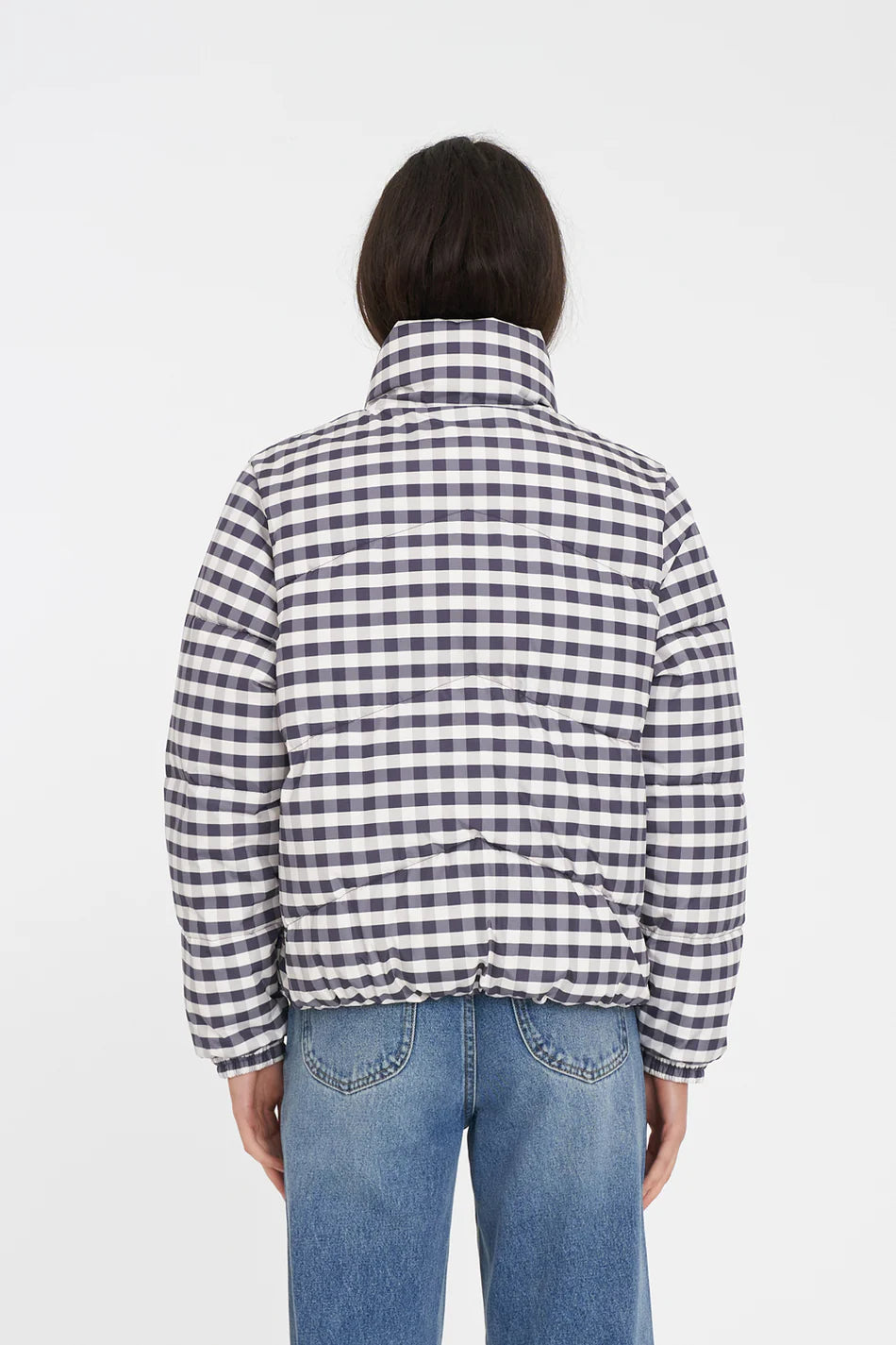 Huffer Demi Puffer Jacket Gingham
