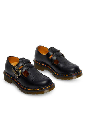 Dr Martens Mary Jane Shoe Black Smooth