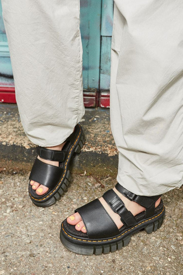 Dr Martens Ricki 3 Strap Sandal Black - Harry and Her