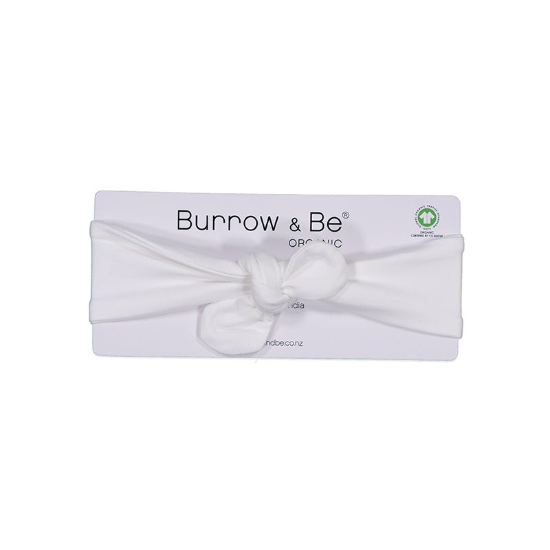 Burrow and Be Essentials Baby head band White