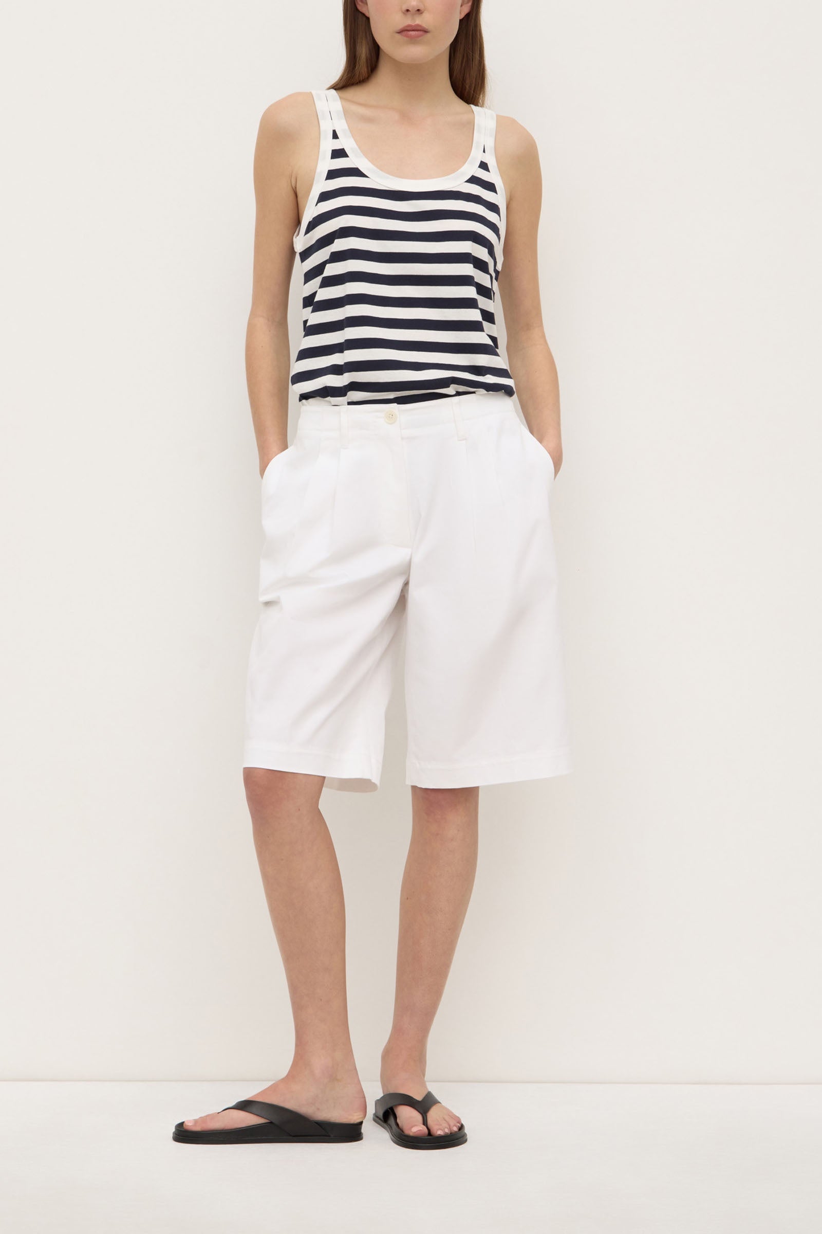 Assembly Ellen Cotton Twill Short Vintage White