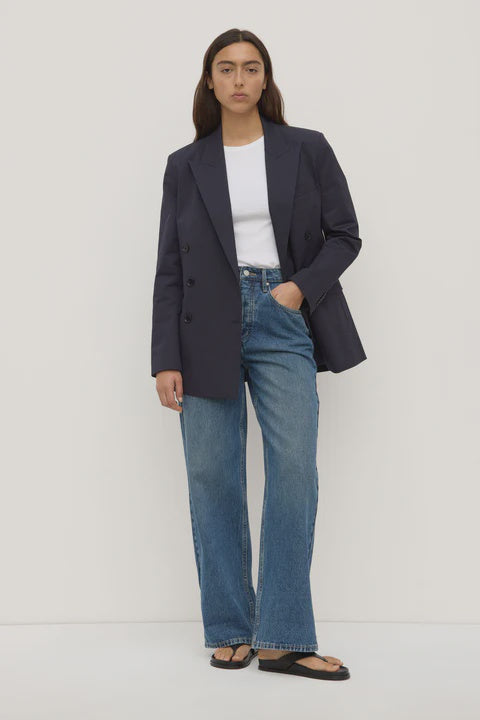 Assembly Label Ellen Double Breasted Blazer True Navy