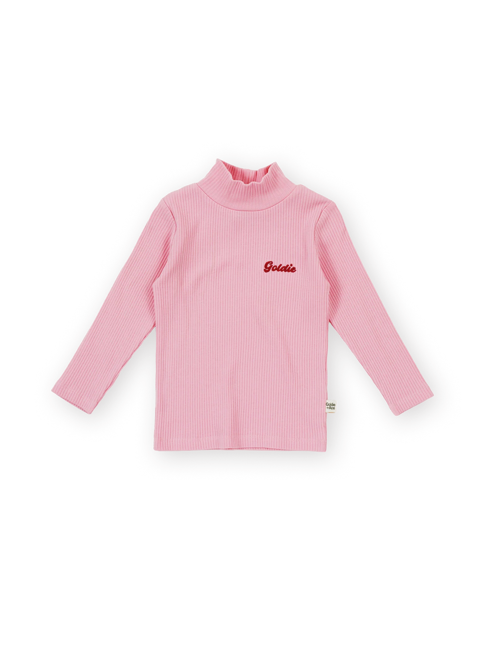 Goldie + Ace Embroidered Rib Skivvy Sweet Pea