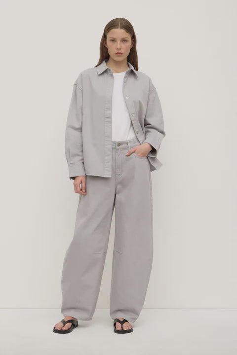 Assembly Emilia Denim Overshirt Light Grey