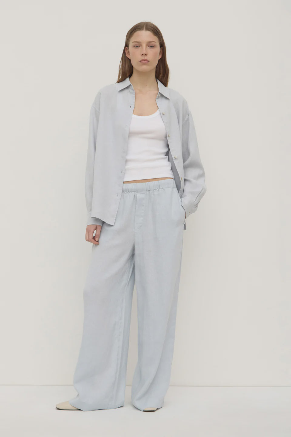Assembly Everyday Linen Pant Cloud