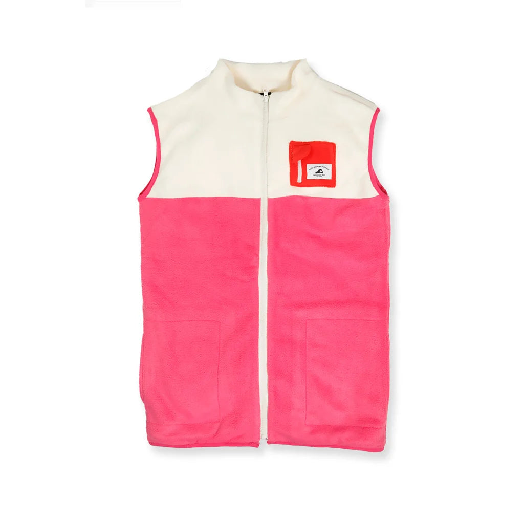 Hello Stranger Girls Everything Vest Cream Pink