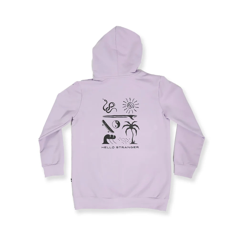 Hello Stranger Boys Explorer Pocket Hood Lavender