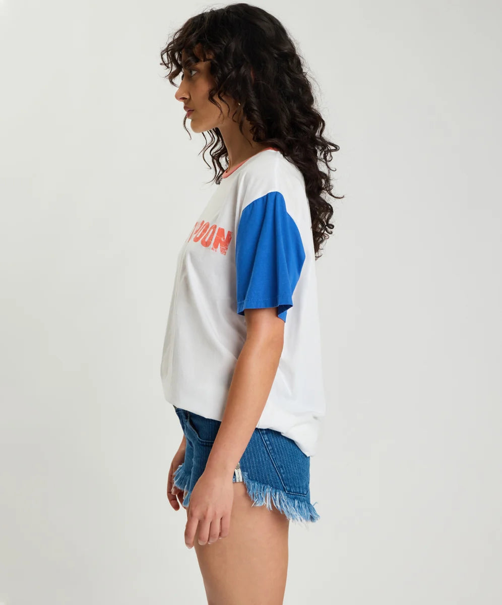 One Teaspoon Game Day Boyfriend Tee-Multi
