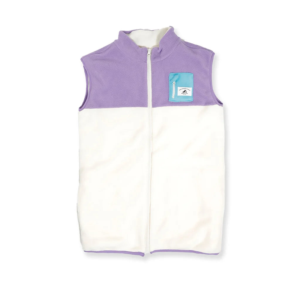 Hello Stranger Girls Everything Vest Purple Cream