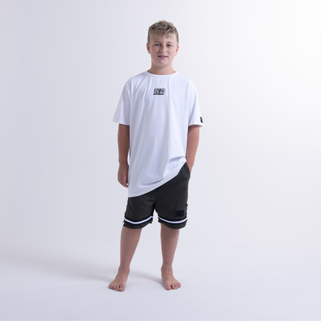 Hello Stranger I Love NZ Tee White