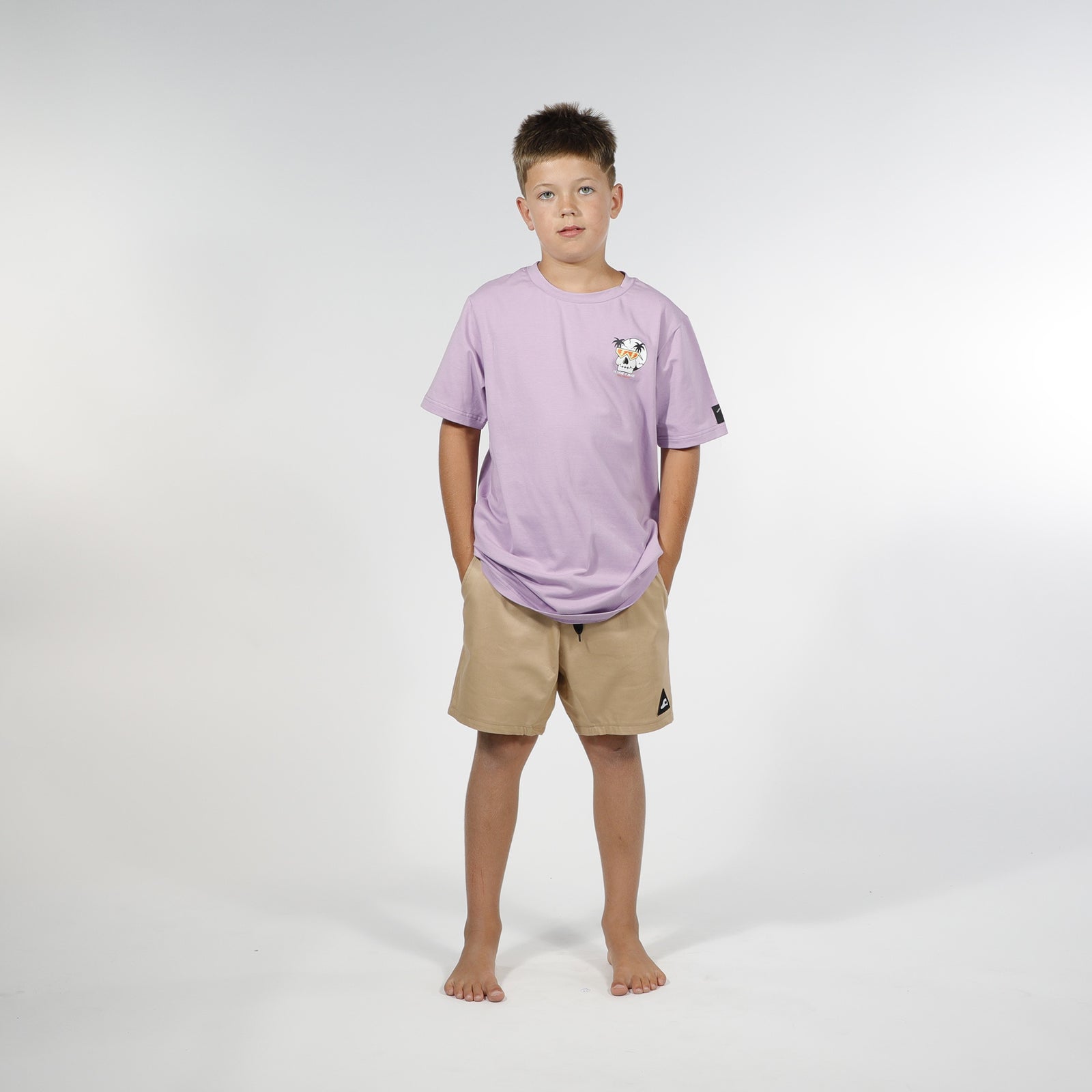 Hello Stranger The Future Is Bright SS Tee– Light Purple