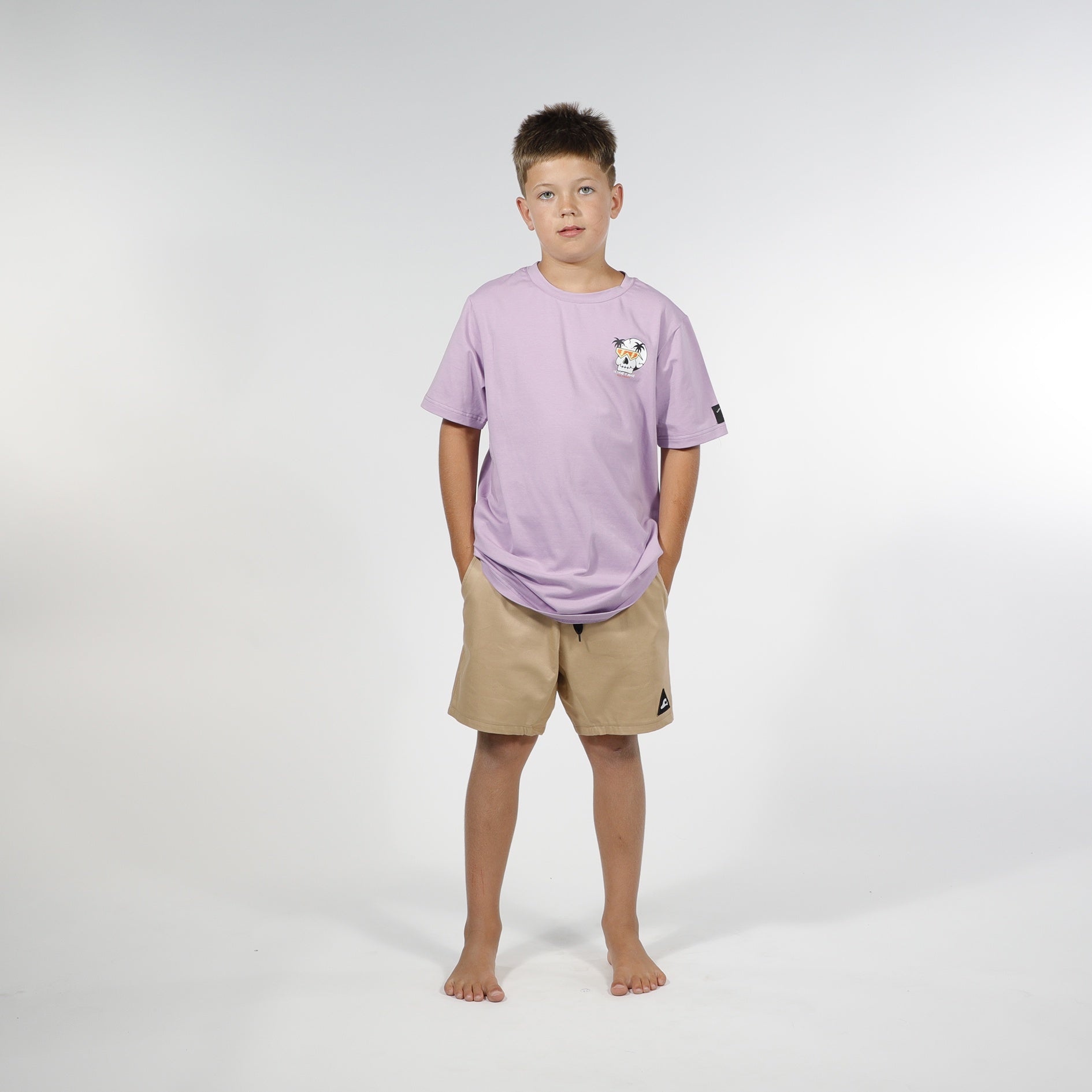 Hello Stranger The Future Is Bright SS Tee– Light Purple