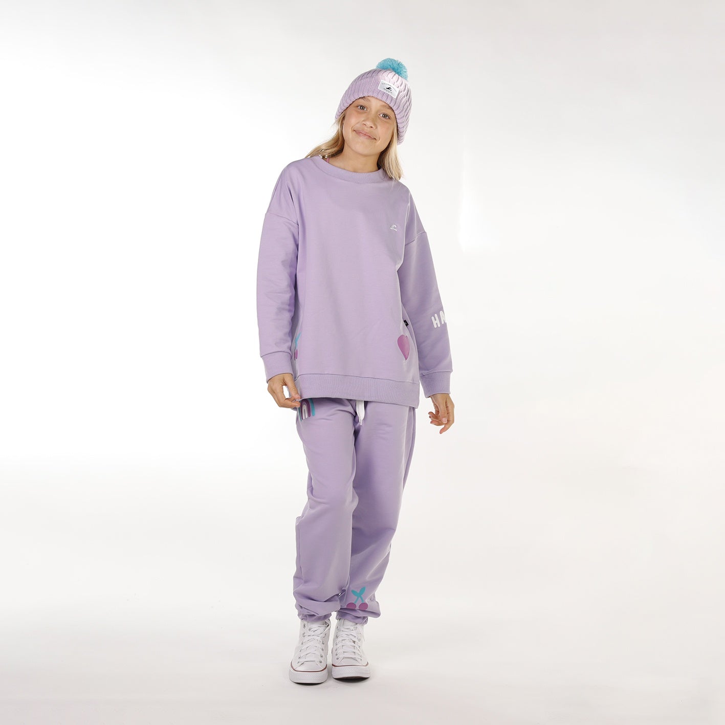 Hello Stranger Girls Mermaid Crew Lavender