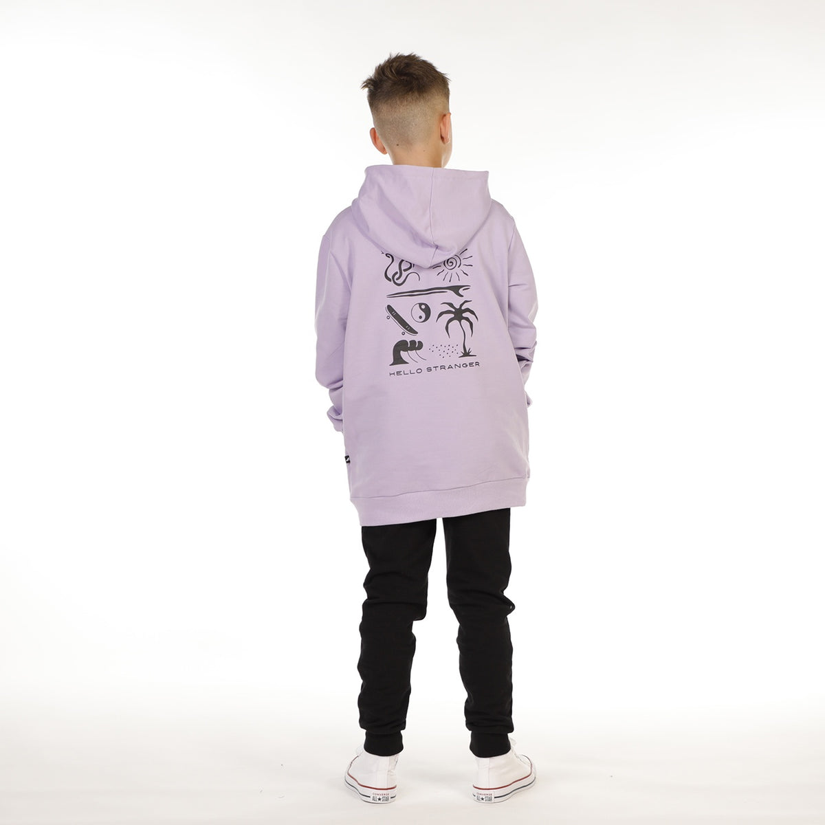 Hello Stranger Boys Explorer Pocket Hood Lavender