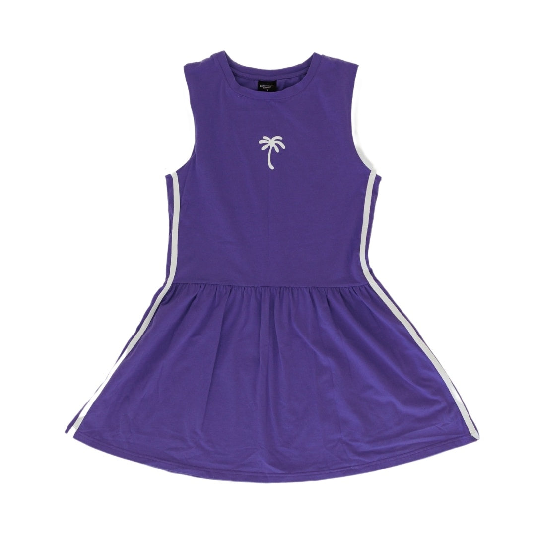 Hello Stranger Girls Vacay Dress Purple