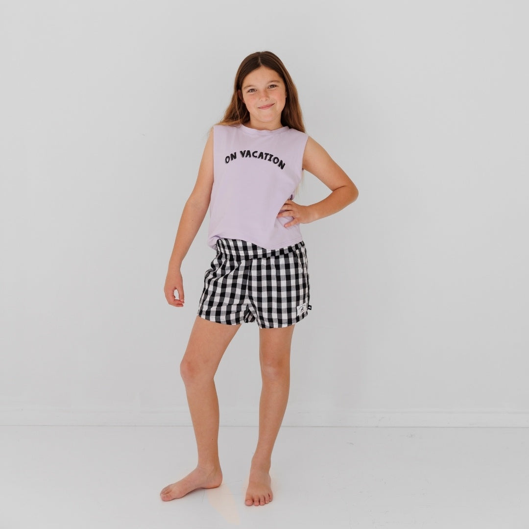Hello Stranger Playful Shorts Gingham