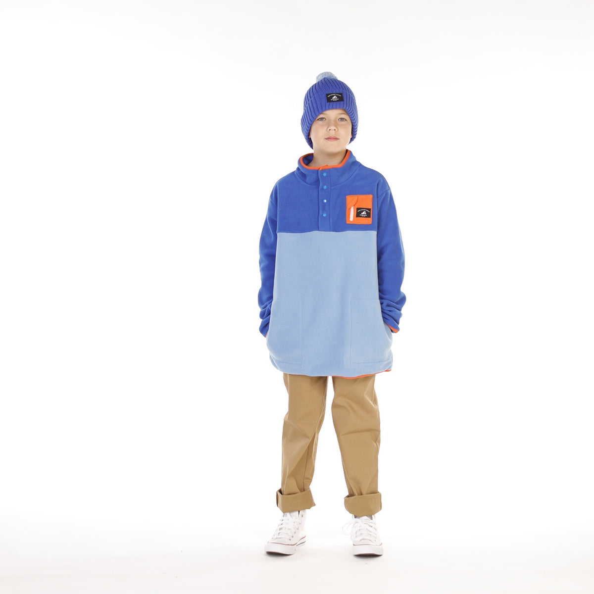 Hello Stranger Boys Adventure Fleece Blue Blue