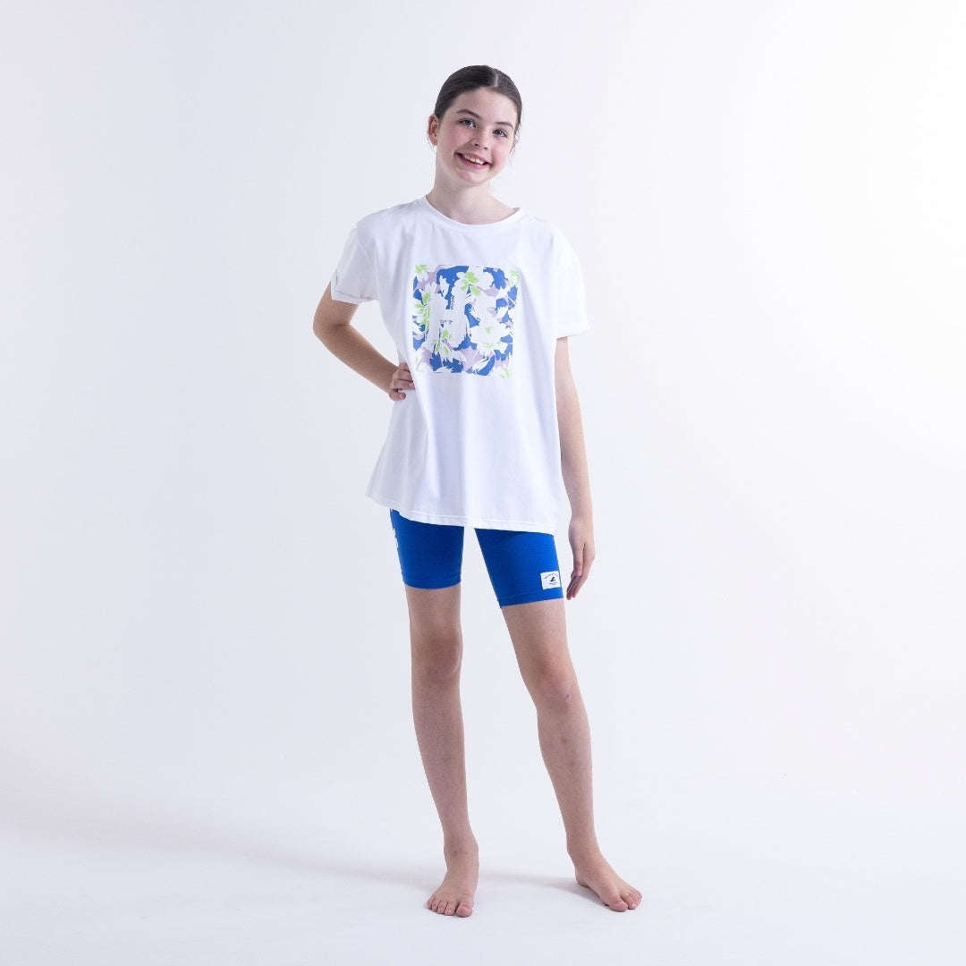 Hello Stranger Island Vibes Bailey Tee White