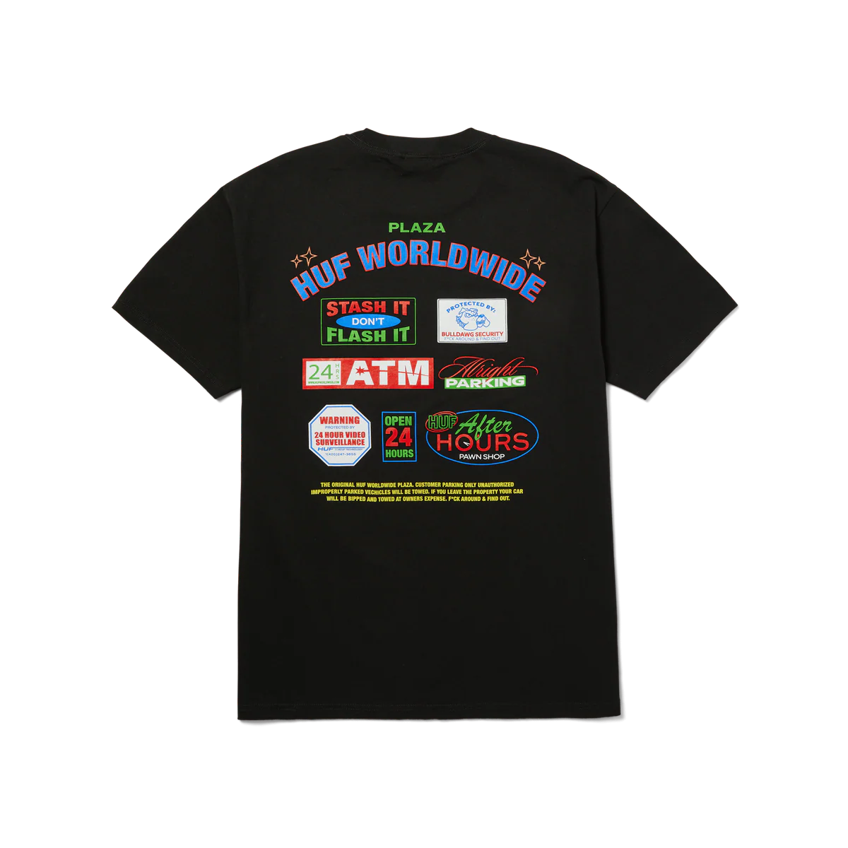 HUF Promo SS Tee Black