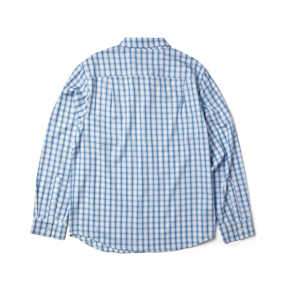 HUF H-Star L/S Plaid Shirt Light Blue