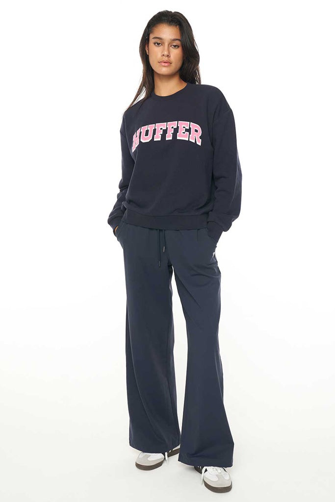 Huffer Slouch Crew 350/Area Navy